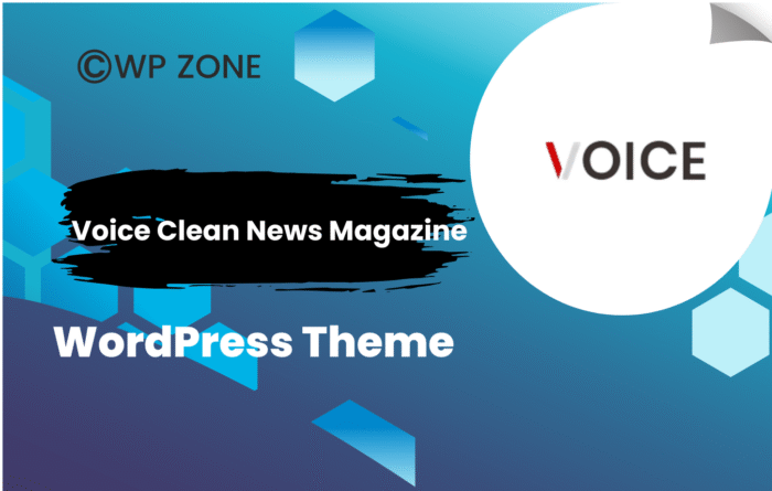 Voice Clean News Magazine WordPress Theme 3.0.3 - Image 1
