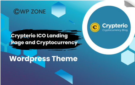 Crypterio ICO Landing Page and Cryptocurrency WordPress Theme 2.4.9