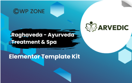 Raghaveda Ayurveda Treatment & Spa Elementor Template Kit