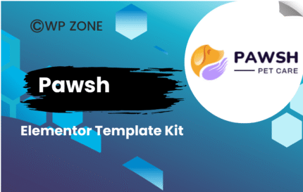 Pawsh - Pet Care & Shop Elementor Template Kit