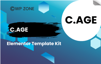 C.AGE Creative Agency Personal Portfolio Elementor Template Kit