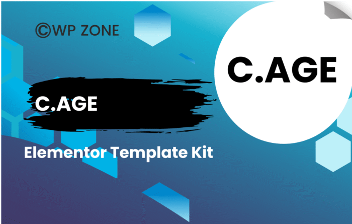 C.AGE Creative Agency Personal Portfolio Elementor Template Kit