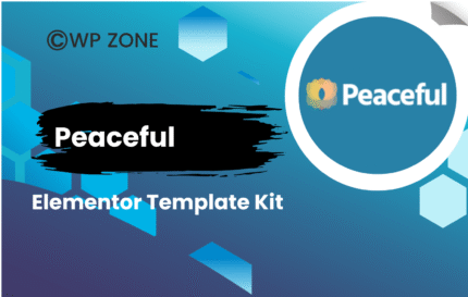 Peaceful Mental Health Awareness WordPress Elementor Template Kit