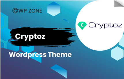 Cryptoz Cryptocurrency Landing Page Elementor WordPress Theme