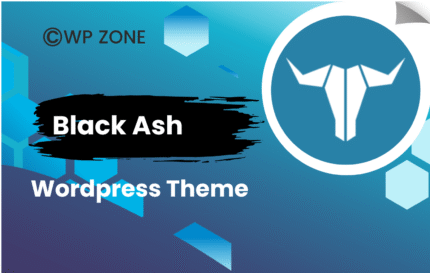Black Ash Dark Restaurant WordPress Theme