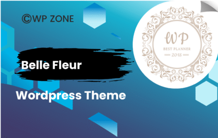 Belle Fleur Wedding Landing Elementor WordPress Theme