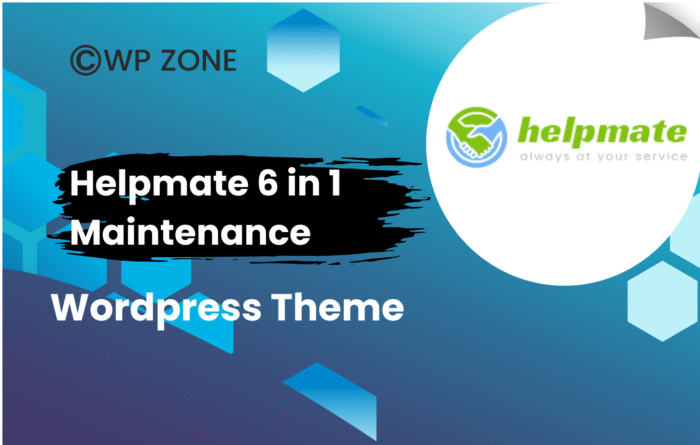 Helpmate 6 in 1 Maintenance WordPress Theme 1.1.5