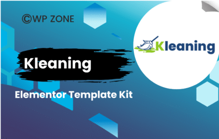 Kleaning - Cleaning Service Elementor Template Kits