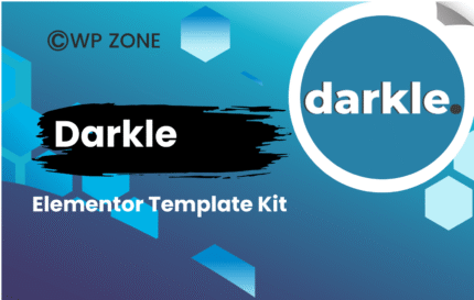 Darkle - Creative & Digital Agency Elementor Template Kit