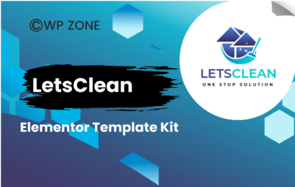 LetsClean - Cleaning Services Elementor Template Kit