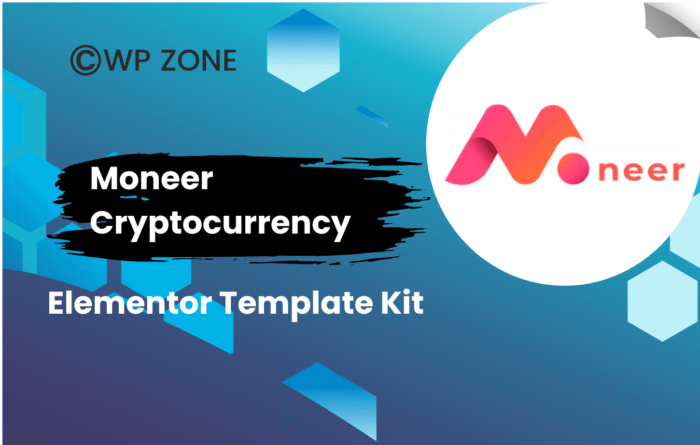 Moneer – Cryptocurrency Elementor Template Kit