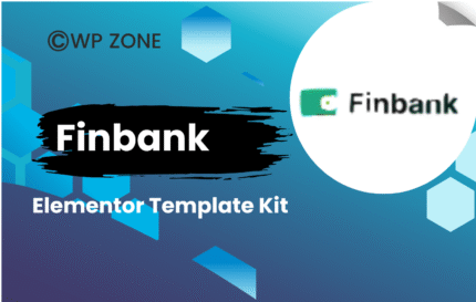 Finbank - Digital Banking & Fintech Elementor Template Kit