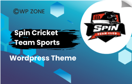 Spin - Cricket Team Sports WordPress Theme