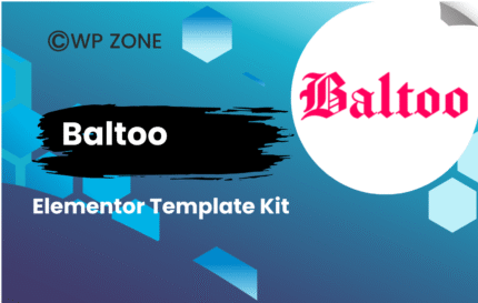 Baltoo – Tattoo Studio and Artist Elementor Template Kit