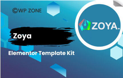 Zoya - Minimal Blog Elementor Template Kit