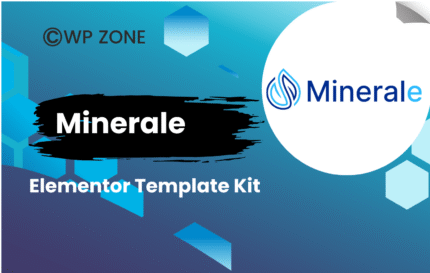 Minerale – Bottled Drinking Water Elementor Template Kit