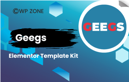 Geegs - Content Creator & Streamer Elementor Template Kit