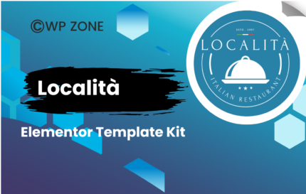 Località – Italian Restaurant & Cafe Elementor Template Kit