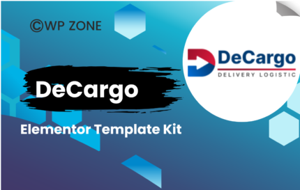 DeCargo - Logistics & Transportation Services Elementor Template Kit
