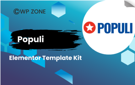 Populi - Politician Elementor Template Kit