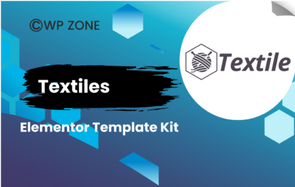 Textiles - Garment Industry Elementor Template Kit