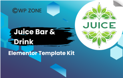 Juice Bar & Drink Elementor Template Kit