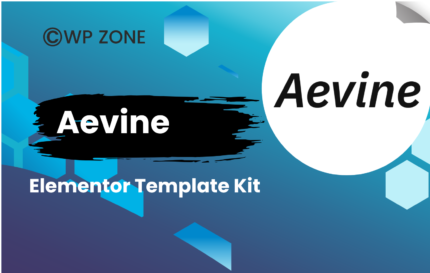 Aevine – Creative Portfolio & Agency Elementor Template Kit