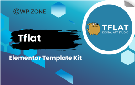 Tflat NFT Portfolio Elementor Pro Full Site Template Kit