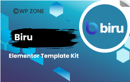 Biru - IT Services Elementor Pro Full Site Template Kit