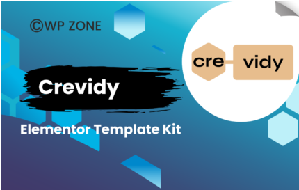 Crevidy - UI UX Designer Portfolio Elementor Template Kit
