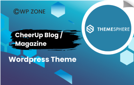 CheerUp Blog / Magazine – WordPress Blog Theme 8.1.0