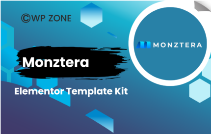 Monztera - NFT Portfolio Elementor Template Kit