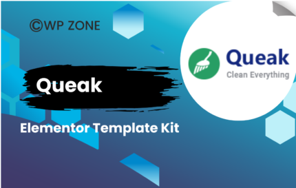 Queak - Cleaning Service Elementor Template Kit