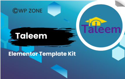Taleem - Online Education Elementor Template Kit