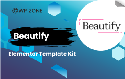 Beautify - Makeup Artist & Hair Stylist Elementor Template Kit