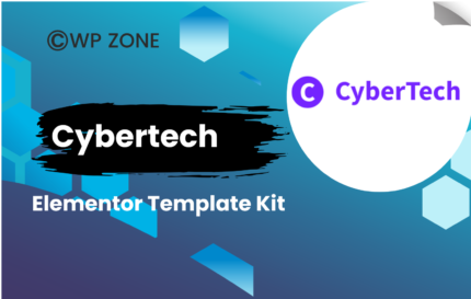 Cybertech - Cyber Security Elementor Pro Full Site Template Kit