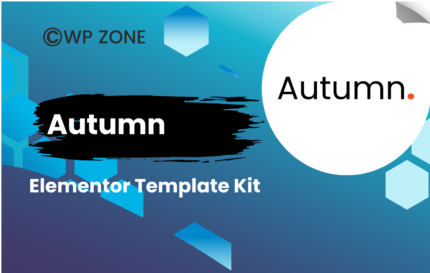 Autumn - Fashion eCommerce Elementor Template Kit