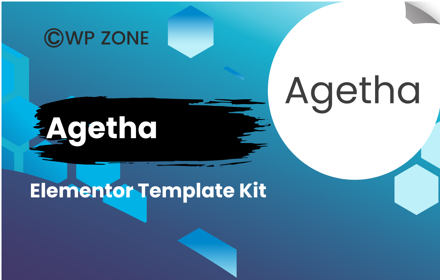 Elementor Template Kit (18) Agetha - Creative Portfolio Template Kit