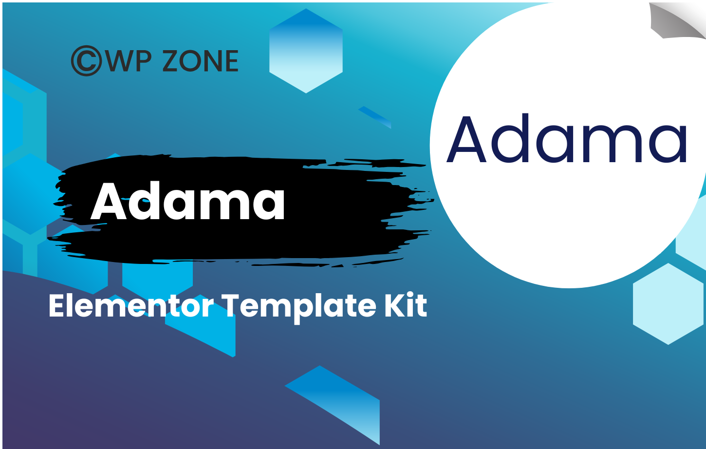 Elementor Template Kit (3) Adama - Personal Portfolio & Resume Elementor Template Kit