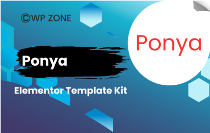 Ponya - Social Media Agency Template Kit
