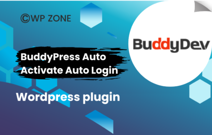 BuddyPress Auto Activate Auto Login 1.5.9